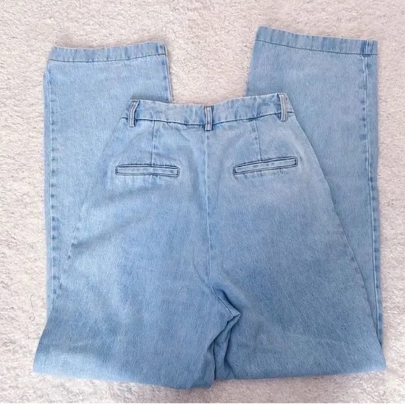 EUC- NAF NAF Super high waist Heavy Straight leg mom Jeans - Picture 6 of 7